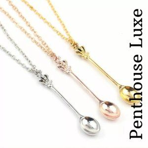 🔥CLEARANCE SALE!! Mini Crown Tea Spoon Necklace